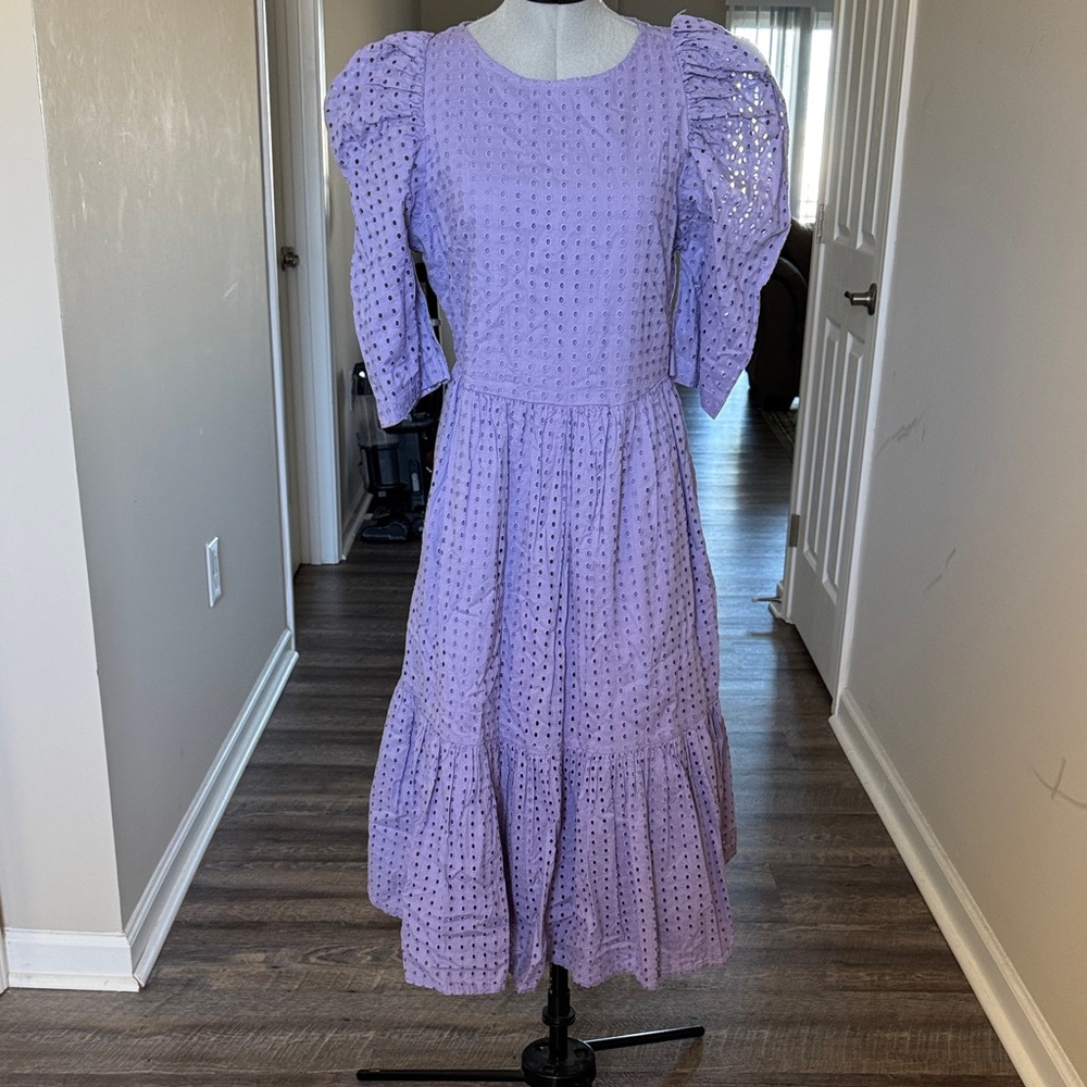 a new day Lavender Long Sleeve Dress